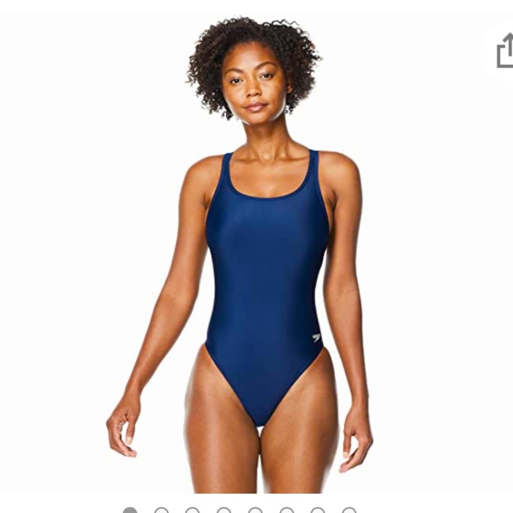 NWT, Speedo Women's Swimsuit, One Piece ProLT, Size 8, Navy